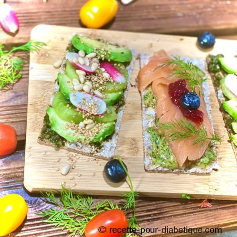 Tartines Wasa pour un apéritif de fêtes