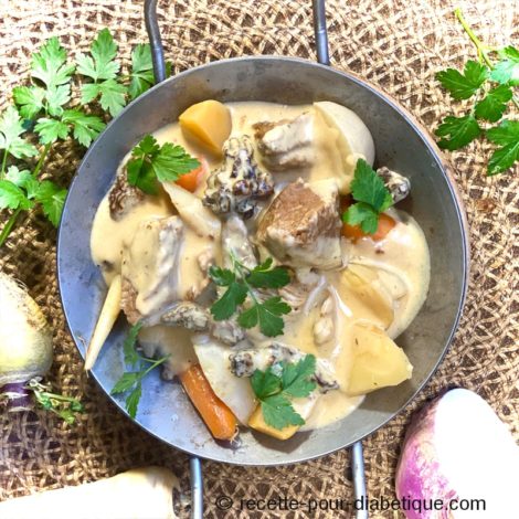 Blanquette de Noël aux Morilles et Légumes