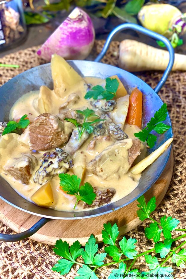 Blanquette de Noël aux Morilles et Légumes
