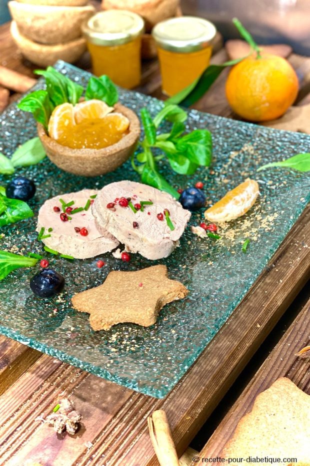 foie gras confiture mandarine pain d'epices