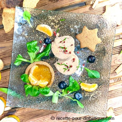 Foie Gras aux Clémentines et sablé Pain d'épice