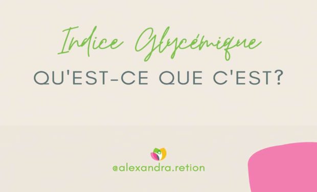 l'index glycémique qu'est ce que c'est