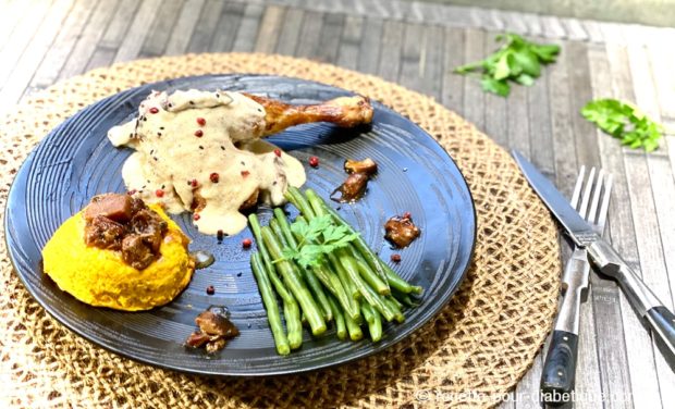 poularde aux morilles