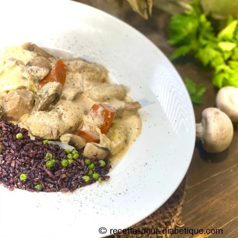 Blanquette de veau légère et facile ( sans crème - IG Bas )