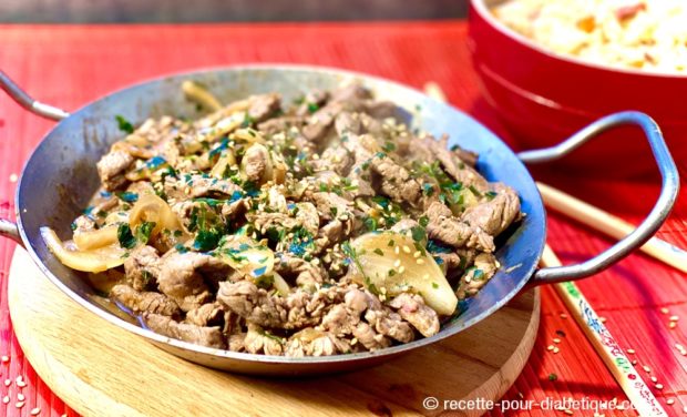 boeuf sauté à la chinoise