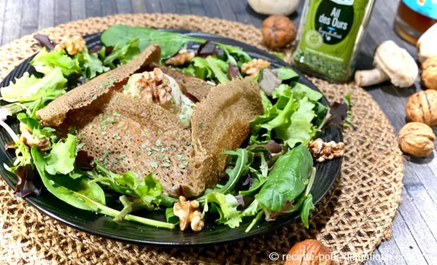 crepes blé noir au chevre