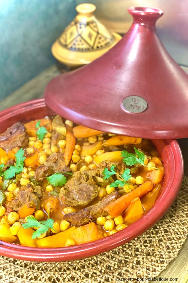 Tajine de veau aux légumes d'hiver
