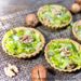 Tartelettes sablées aux Poireaux, Roquefort et Noix ( IG Bas )