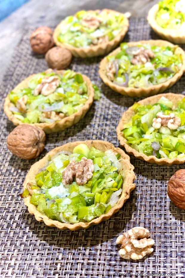 tartelette ig bas poireau roquefort