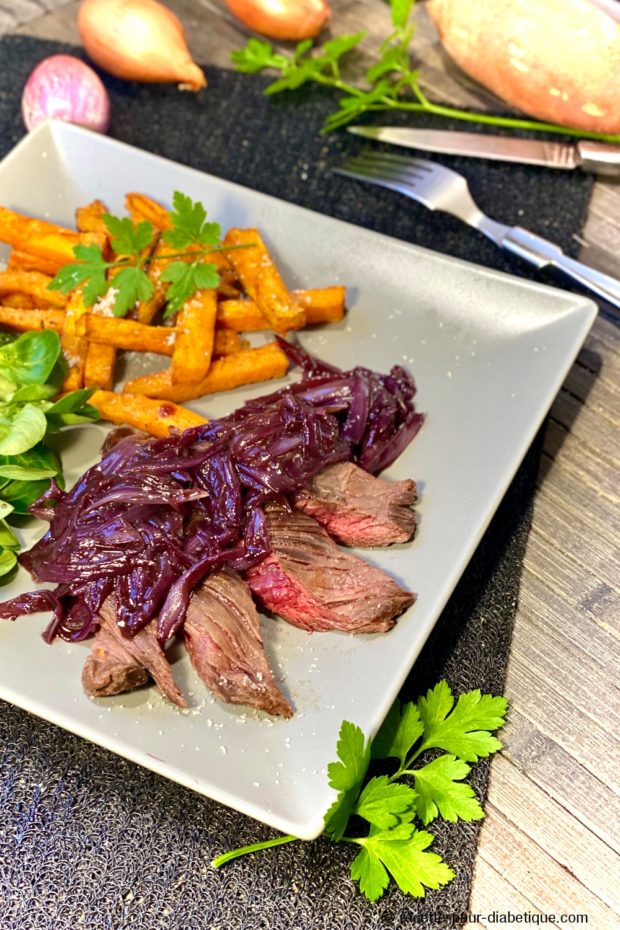 bavette à l'échalote