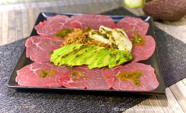 carpaccio de boeuf