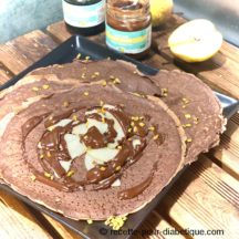 Crêpes tout Chocolat à la Poire (IG Bas)