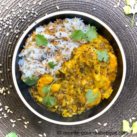 Curry de Poisson et Crevettes