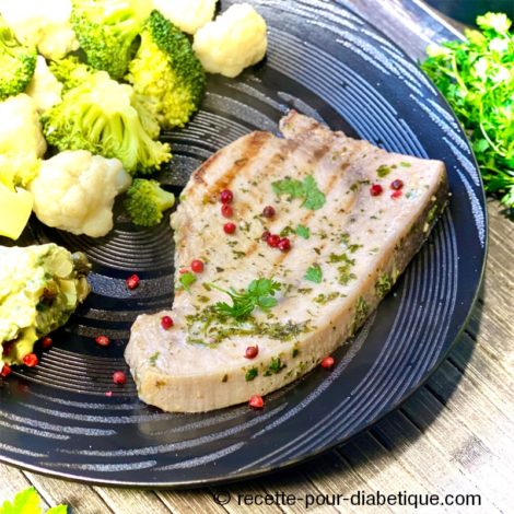 Espadon grillé et sa sauce Tartare