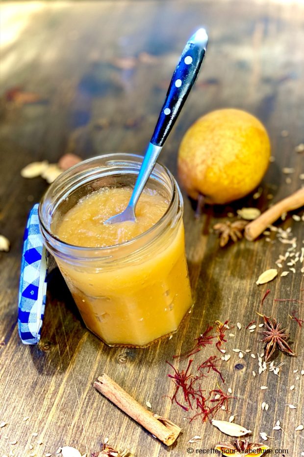 Gelée de Poire aux Épices et Safran