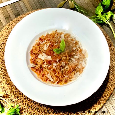 Spaghetti de Konjac à la Bolognaise
