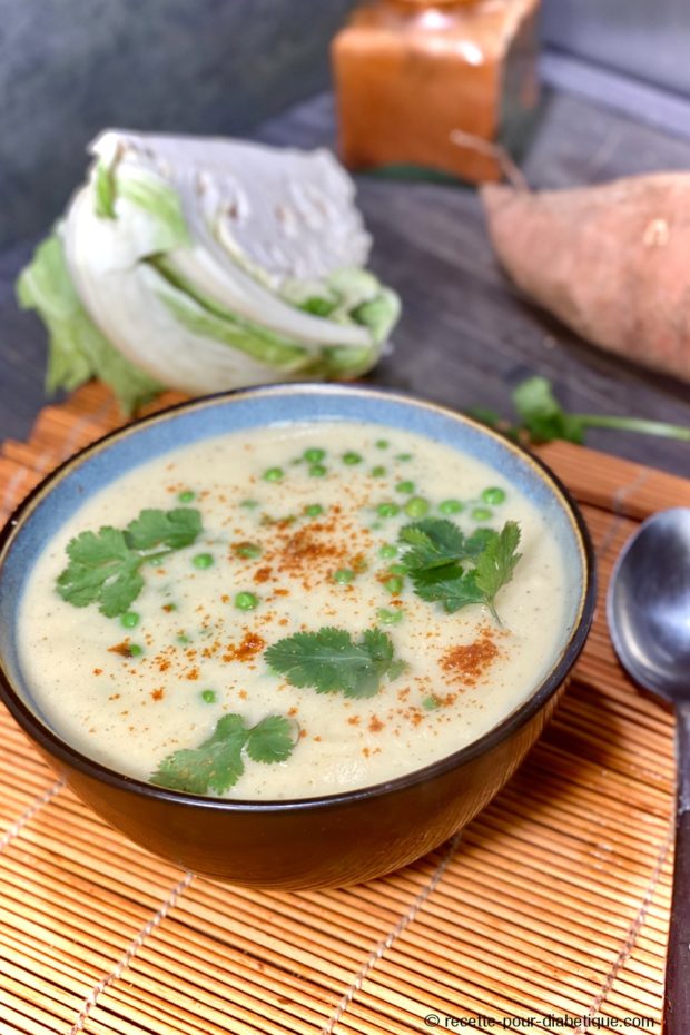 velouté de chou fleur curry chevre