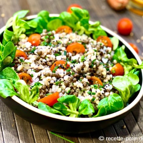 Salade au Sarrasin et Lentilles