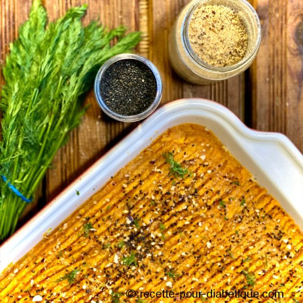 Parmentier Saumon, Patate Douce et Brocolis