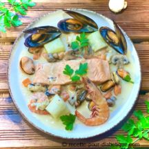 Saumon à la sauce Dieppoise (ou Truite)