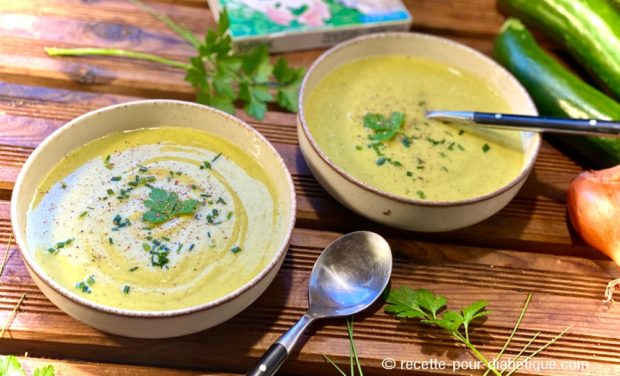 velouté tartare son d'avoine et courgette