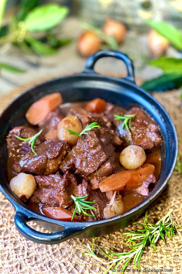 Daube de Veau au vin rouge