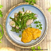 Fricassée de Poulet aux Haricots et Champignons