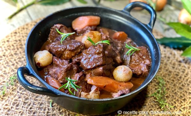 Daube de Veau au vin rouge