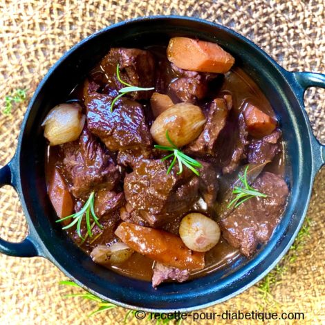 Daube de Veau au vin rouge