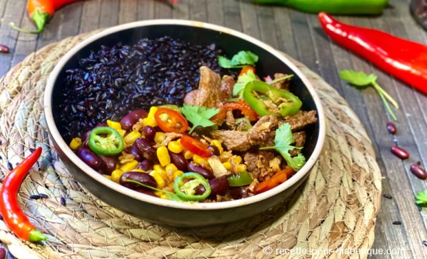 Emincé de Boeuf à la Mexicaine
