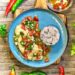 Carrelet Meunière sauce Vierge aux piments doux
