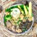 Bowl Chèvre chaud, Lentilles, Quinoa et Asperges