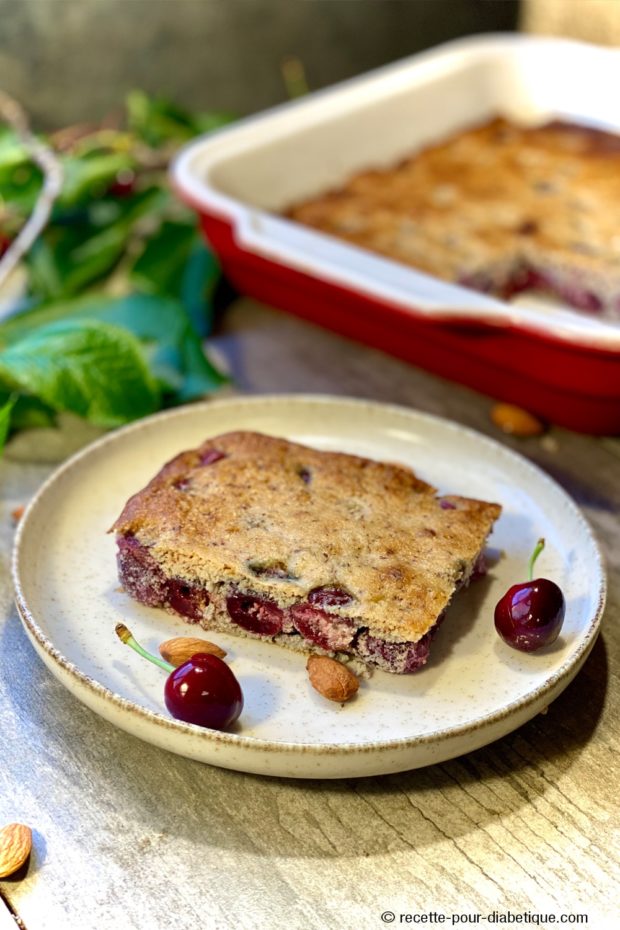 Clafoutis IG Bas aux Cerises et Amandes