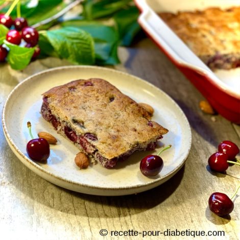 Clafoutis IG Bas aux Cerises et Amandes