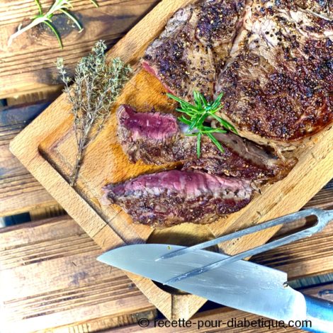Côte de boeuf grillée ( Barbecue, grill ou plancha )
