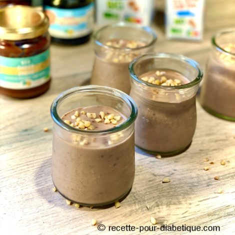 Crème dessert Ig Bas façon Danette ( Veggie, sans lactose et sans sucre )