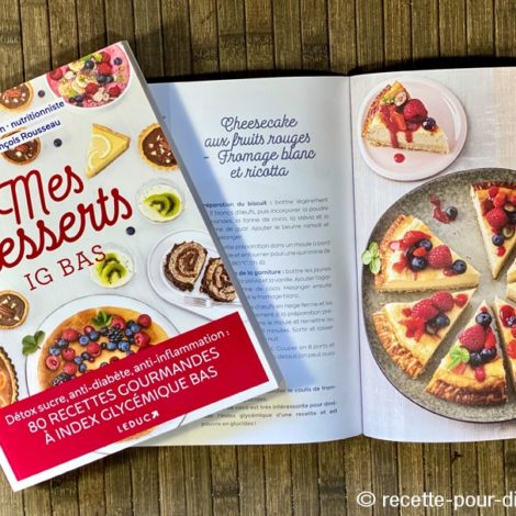 Desserts IG Bas: 10 idées de desserts à faible index glycémique