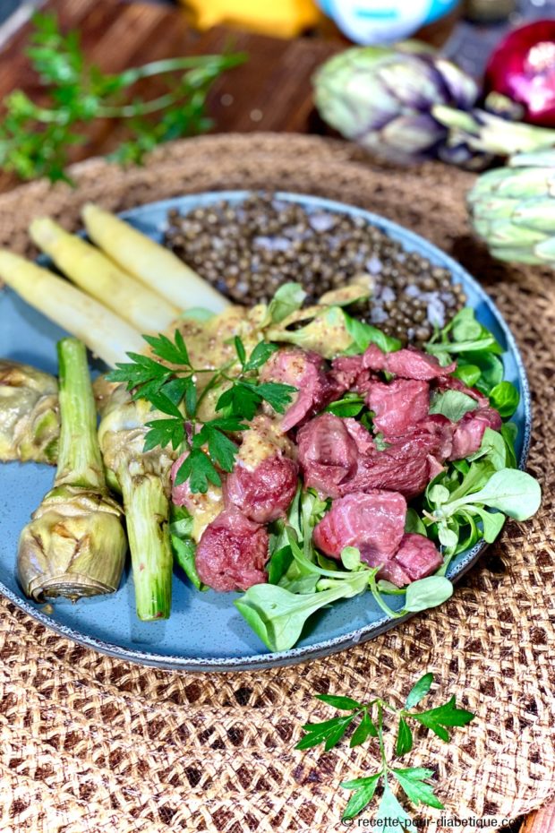 Salade gourmande aux Gésiers et Artichauts
