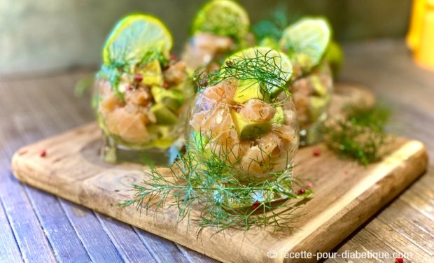 saumon en verrine