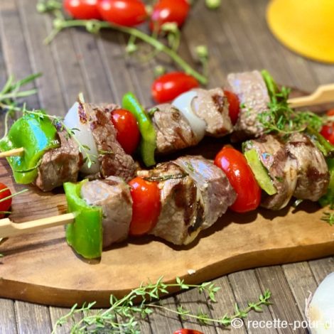 Brochettes de Boeuf mariné à la Provençale