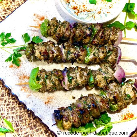 Brochettes d'agneau à la Marocaine
