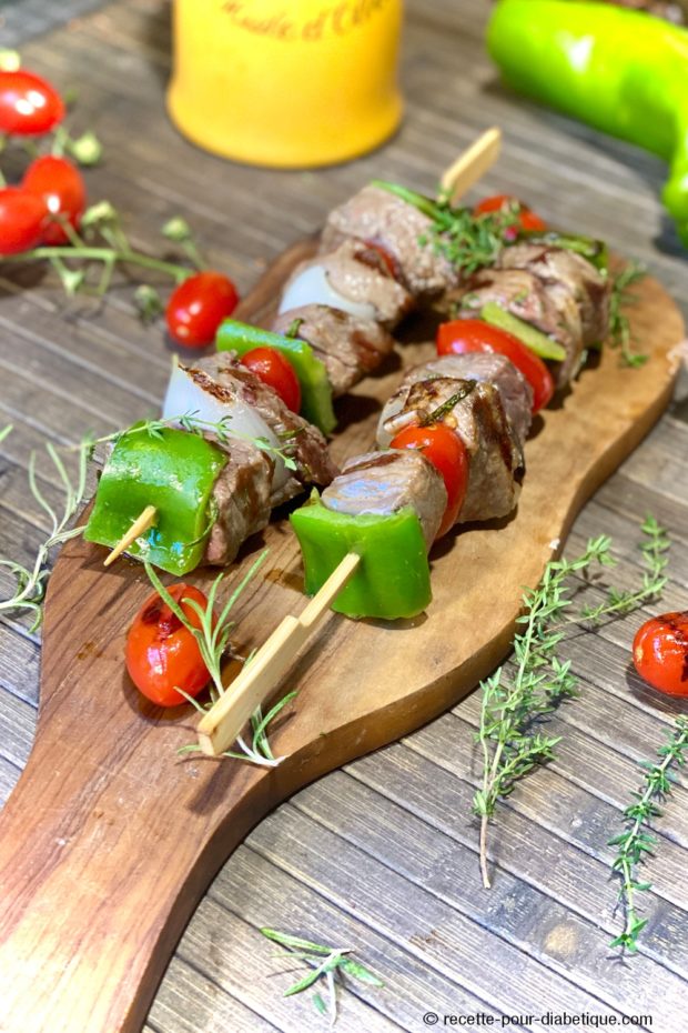 Brochettes de Boeuf mariné à la Provençale