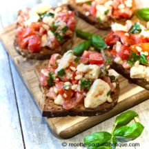 Bruschetta Tomate Mozzarella  (IG Bas)