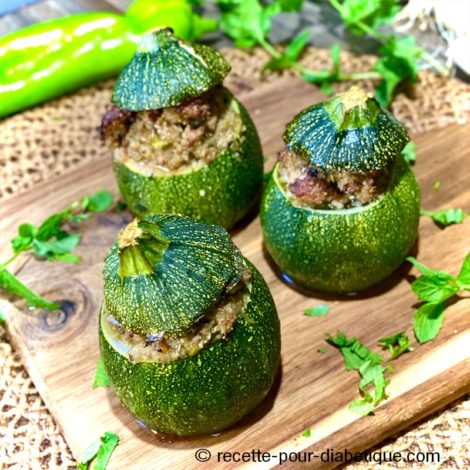 Courgettes farcies à l'Orientale