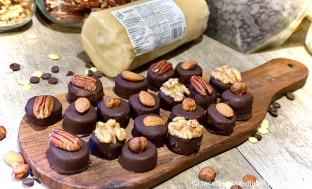 chocolat amandes keto