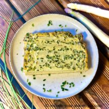 Clafoutis aux Asperges blanches