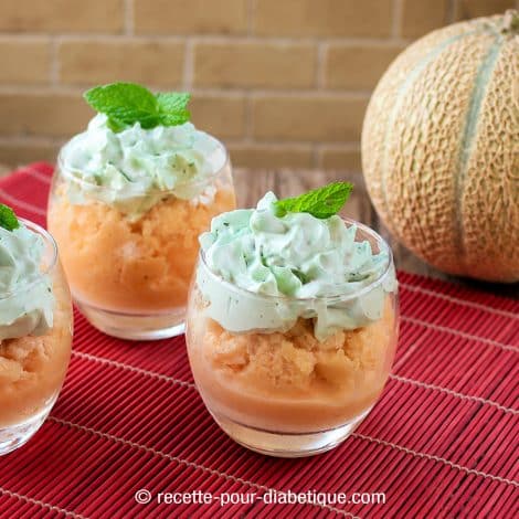 glace melon sans sucre