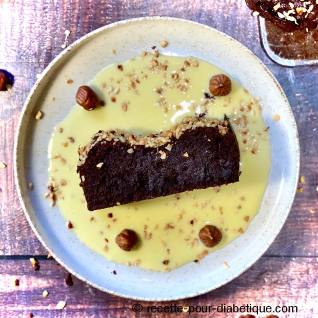 Fondant au Chocolat Noisette sans sucre (KETO)