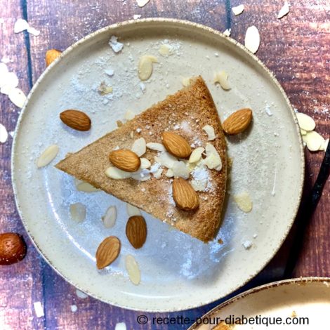 Recette pour diabétique: Gâteau aux Amandes de Majorque