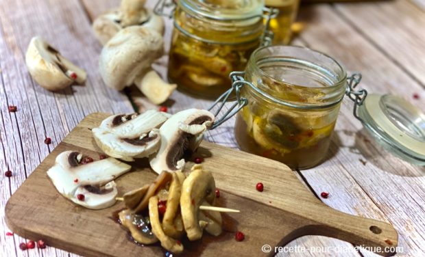 Champignons au Vinaigre de Cidre
